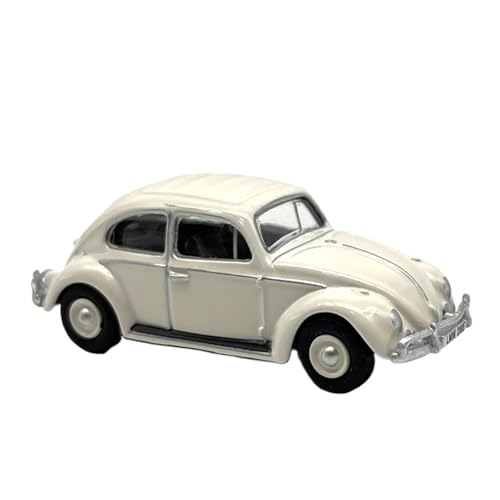 1:76 Für Volkswagen Racing Nr. 53 Automodell Legierung Spielzeugauto Trolley Kit Druckgussmodelle Motorfahrzeuge(White) von DUEVEL