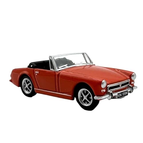1:76 MG-Mklll Für Roadster Flame Orange Automodell Spielzeugauto Legierung Chariot Kit Simulation Druckgussmodelle Motorfahrzeuge(Orange) von DUEVEL