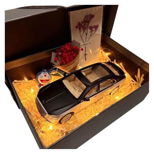 118 Für Mercedes-Benz S-Klasse Maybach S680 Modell AMG Simulation Legierung Auto E300L Auto Modell C260L Sammlung Spielzeug Druckgussmodelle Motorfahrzeuge(Schwarz) von DUEVEL