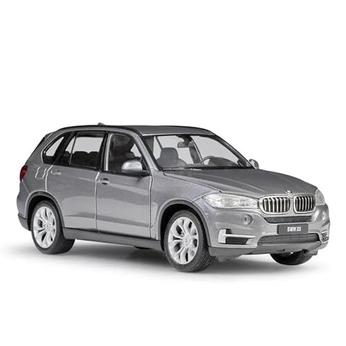 BMW X5 1 24 Für Maßstab Diecast Auto Spielzeug Simulation Modell Klassische SUV Metall Legierung Spielzeug Auto Erwachsene Sammlung Druckgussmodelle Motorfahrzeuge(Gray) von DUEVEL