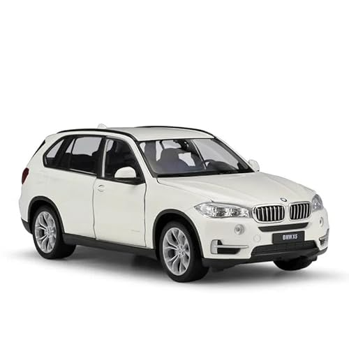 BMW X5 1 24 Für Maßstab Diecast Auto Spielzeug Simulation Modell Klassische SUV Metall Legierung Spielzeug Auto Erwachsene Sammlung Druckgussmodelle Motorfahrzeuge(White) von DUEVEL