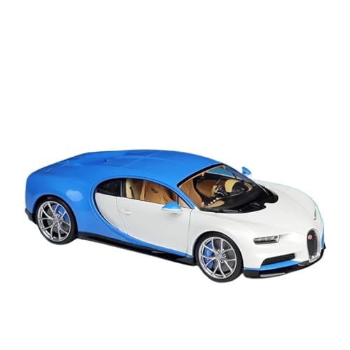 DUEVEL 1 18 Für Bugatti ChironB97 2016 Sport Auto Hohe Simulation Fahrzeug Diecast Legierung Modell Auto Spielzeug Druckgussmodelle Motorfahrzeuge(White) von DUEVEL