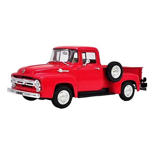 1 18 Für Ford F-100 1956 Pickup Legierung Auto Modell Simulation Diecast Metall Spielzeug Geländewagen Geschenke Druckgussmodelle Motorfahrzeuge von DUEVEL