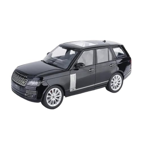 DUEVEL 1 18 Für Land Range Rover 2023 SUV Legierung Auto Modell Diecast Metall Fahrzeug Auto Modell Sound Und Licht Spielzeug Geschenk Druckgussmodelle Motorfahrzeuge(Schwarz) von DUEVEL