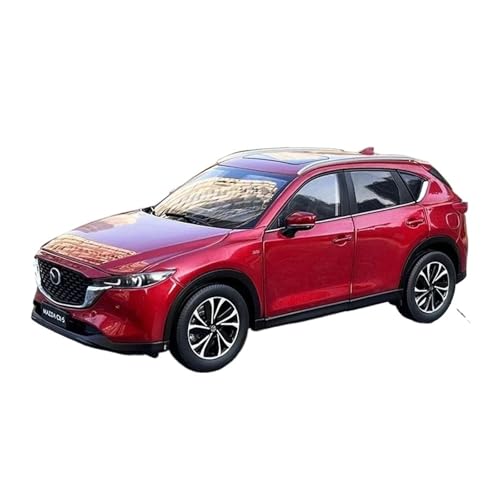 DUEVEL 1 18 Für Mazda CX-5 CX5 2022 SUV Diecast Modell Auto Simulation Sammlung Display Ornamente Rot Spielzeug Fahrzeuge Druckgussmodelle Motorfahrzeuge von DUEVEL