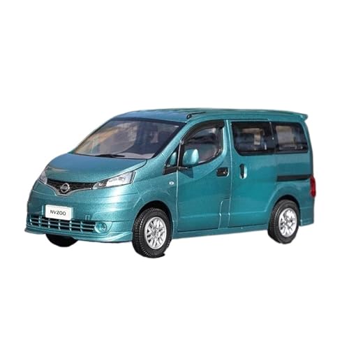 DUEVEL 1 18 Für Nissan NV200 Business MPV Mini Fahrzeug Legierung Druckguss Metall Klassische Modellauto Sammlung Spielzeug Geschenk Druckgussmodelle Motorfahrzeuge(Blau) von DUEVEL
