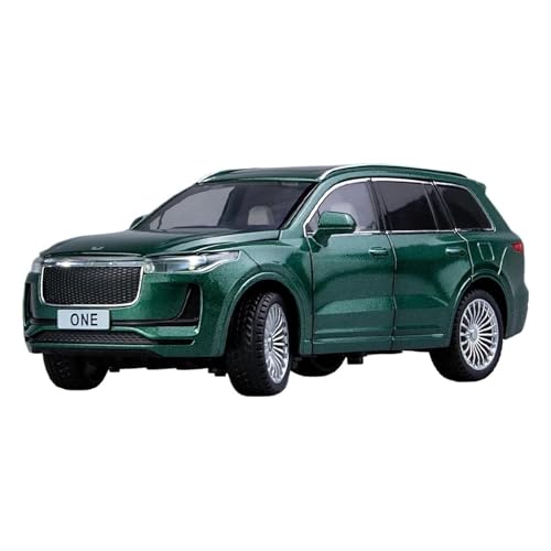 DUEVEL 1 24 Für Leading IDEAL One SUV Metalldruckguss Legierung Spielzeug Autos Modelle Lastwagen Jungen Fahrzeuge Sammlerstücke Druckgussmodelle Motorfahrzeuge(Grün) von DUEVEL