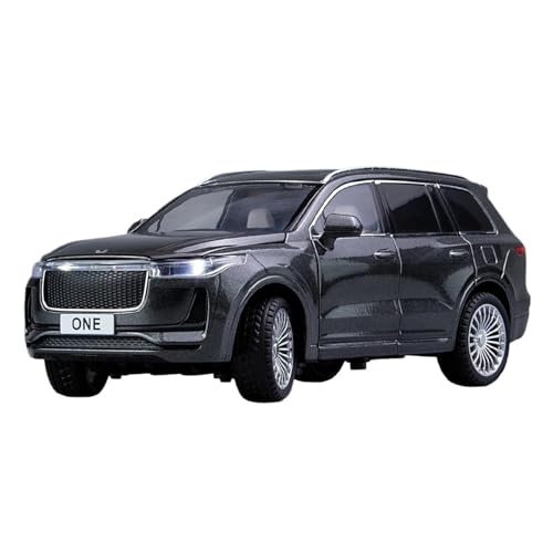 DUEVEL 1 24 Für Leading IDEAL One SUV Metalldruckguss Legierung Spielzeug Autos Modelle Lastwagen Jungen Fahrzeuge Sammlerstücke Druckgussmodelle Motorfahrzeuge(Schwarz) von DUEVEL