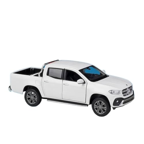 DUEVEL 1 24 Für Mercedes-Benz X-Klasse Pickup Legierung Auto Diecast Metall Spielzeug Geländewagen Modell Simulation Druckgussmodelle Motorfahrzeuge(White) von DUEVEL
