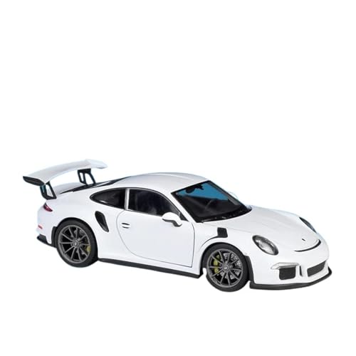 DUEVEL 1 24 Für Porsche 911 GT3 RS Legierung Sportwagen Diecast Metall Spielzeug Rennwagen Modell Simulation Sammlung Druckgussmodelle Motorfahrzeuge(White) von DUEVEL