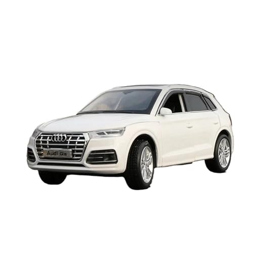 DUEVEL 1 32 Für Audi Q5 SUV Legierung AutoDiecasts Metall Spielzeug Fahrzeuge Modell Simulation Sound Und Licht Sammlung Druckgussmodelle Motorfahrzeuge(White) von DUEVEL