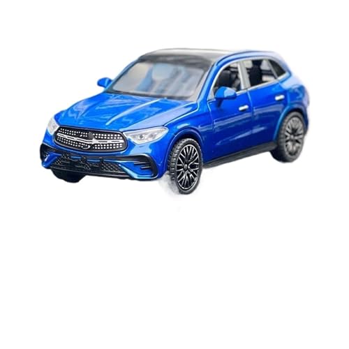DUEVEL 1 32 Für Benz GLC 400e SUV Legierung Automodell Luxus Geländewagen Automodell Simulation Sound Und Licht Spielzeugmodell Geschenk Druckgussmodelle Motorfahrzeuge(Blau) von DUEVEL