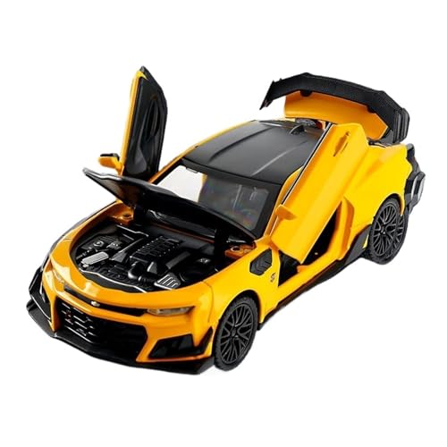 DUEVEL 1 32 Für Chevrolet Camaro Hornet Sportwagen, Legierungs-Druckgussmodell Mit Sound, Trendiges Dekoratives Spielzeug Druckgussmodelle Motorfahrzeuge von DUEVEL