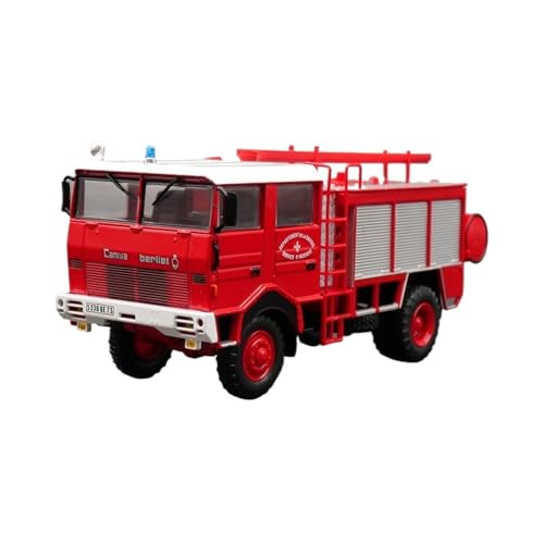 DUEVEL 1 43 Für Berliet GBD Feuerwehrauto Geländewagen-Löschfahrzeug Legierung Automodellbausatz Sammlung Metallspielzeugauto Druckgussmodelle Motorfahrzeuge von DUEVEL