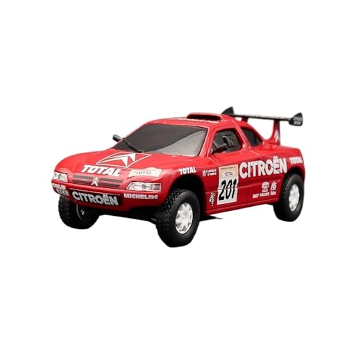 DUEVEL 1 43 Für Citroen Dakar Rallye Automodell ZX Raid 1996 Automodellbausatz Metallspielzeugauto Maßstabfahrzeug Druckgussmodelle Motorfahrzeuge von DUEVEL
