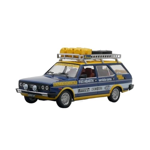 DUEVEL 1 43 Für FIAT 131 Panorama Olio Rallye Legierung Auto Modellbausatz Sammler Metall Spielzeug Auto Geschenk Hobby Druckgussmodelle Motorfahrzeuge von DUEVEL