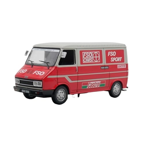 DUEVEL 1 43 Für FIAT 242 FSO Sport 1983 Van Rally Legierung Auto Modelle Kits Sammeln Metall Spielzeug Fahrzeuge Druckgussmodelle Motorfahrzeuge von DUEVEL