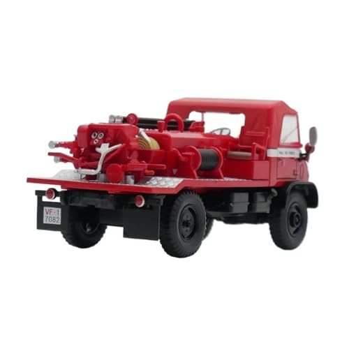 DUEVEL 1 43 Für Mercedes-Benz Unimog 404 Italienisches Feuerwehrauto Legierung Automodellbausatz Sammlung Metallspielzeugauto Druckgussmodelle Motorfahrzeuge von DUEVEL