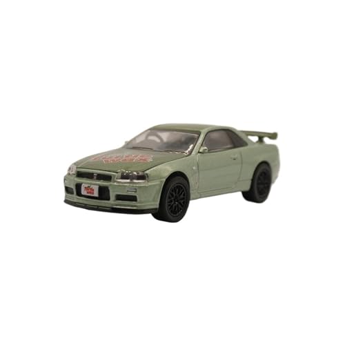 DUEVEL 1 64 2000 Für Nissan Skyline GT-R BNR34 Automodell Legierung Spielzeugauto Geschenkset Kleine Hobby-Sammlung Druckgussmodelle Motorfahrzeuge DUEVEL 1 64 2000 Für Nissan Skyline GT-R BNR34 Automodell Legierung Spielzeugauto Geschenkset Kleine Hobby-Sammlung Druckgussmodelle Motorfahrzeuge von DUEVEL