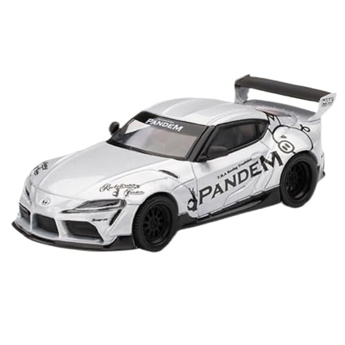 DUEVEL 1 64 Für Toyota Für Supra Silber Legierung Modell Auto Dekoration Statische Display Für Sammlung Druckgussmodelle Motorfahrzeuge von DUEVEL