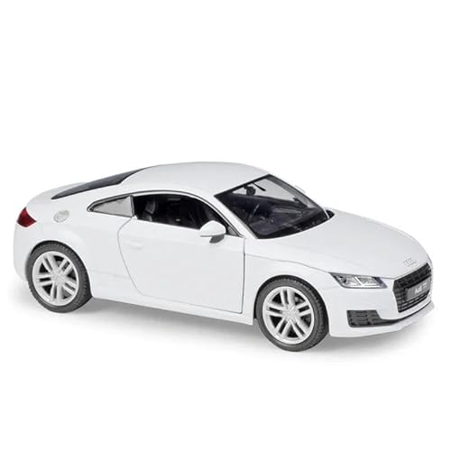 DUEVEL Druckguss 1 24 für maßstabsgetreues Simulator-Modellauto 2014 Audi TT Coupe, Spielzeugfahrzeug, Metalllegierung, Spielzeugauto, Erwachsenenkollektion Druckgussmodelle Motorfahrzeuge(White) von DUEVEL