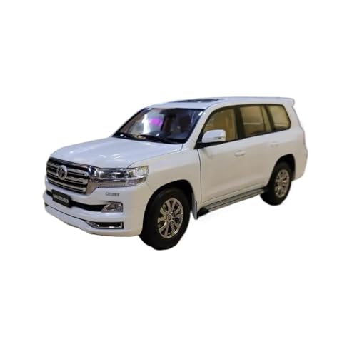 DUEVEL Maßstab 1:18 Für Die Gedenksammlung des Land Cruiser LC200 Special Edition Aus Metall Im Druckgussverfahren Druckgussmodelle Motorfahrzeuge(White) von DUEVEL