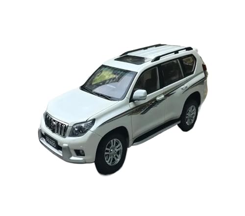 DUEVEL Maßstab 1:18 Für Toyota Prado SUV Special Edition Metallautomodell Statische Enthusiasten Gedenksammlung Druckgussmodelle Motorfahrzeuge(White) von DUEVEL