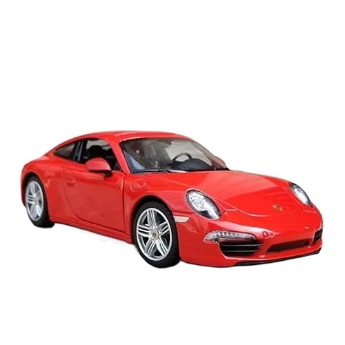 Diecast 1 24 Für Porsche 911 Coupé Sport Simulation Legierung Auto Modell Fan Sammlung Hause Dekoration Metall Ornamente Spielzeug Druckgussmodelle Motorfahrzeuge(Rot) von DUEVEL