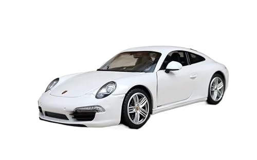 Diecast 1 24 Für Porsche 911 Coupé Sport Simulation Legierung Auto Modell Fan Sammlung Hause Dekoration Metall Ornamente Spielzeug Druckgussmodelle Motorfahrzeuge(White) von DUEVEL