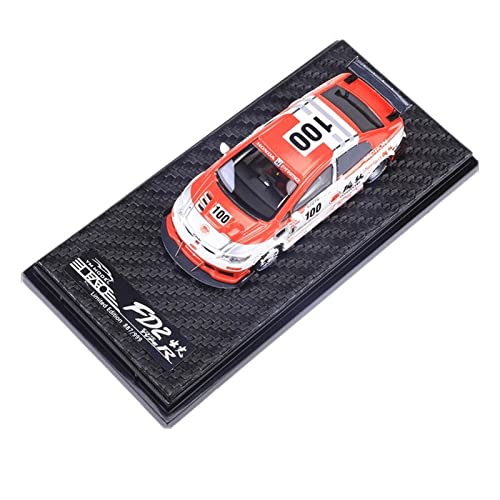 Diecast 1 64 Für Honda Civic FD2 FK8 A90 Limited Edition Resin Car Model Collection Ornament Druckgussmodelle Motorfahrzeuge(Rot) von DUEVEL