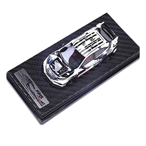 Diecast 1 64 Für Honda Civic FD2 FK8 A90 Limited Edition Resin Car Model Collection Ornament Druckgussmodelle Motorfahrzeuge(Schwarz) von DUEVEL