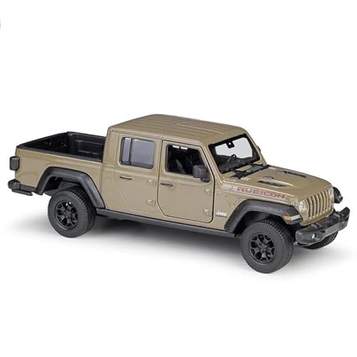 Diecast 1:27 Für Auto Jeep 2020 Gladiator Spielzeug Off-Road Modell Auto Legierung SUV Metall Spielzeug Auto Erwachsene Sammlung Druckgussmodelle Motorfahrzeuge(Yellow) von DUEVEL