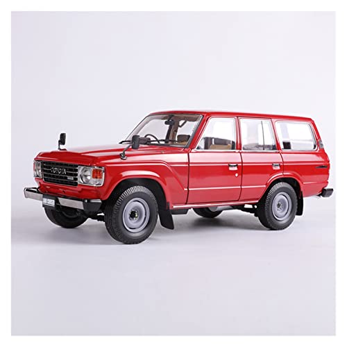 Druckguss 1 18 Für Toyota Land Cruiser LC60 Statische Legierung Geländewagenmodell Simulation Sammlerstück Souvenir Druckgussmodelle Motorfahrzeuge(Rot) von DUEVEL