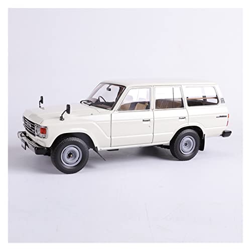 Druckguss 1 18 Für Toyota Land Cruiser LC60 Statische Legierung Geländewagenmodell Simulation Sammlerstück Souvenir Druckgussmodelle Motorfahrzeuge(White) von DUEVEL