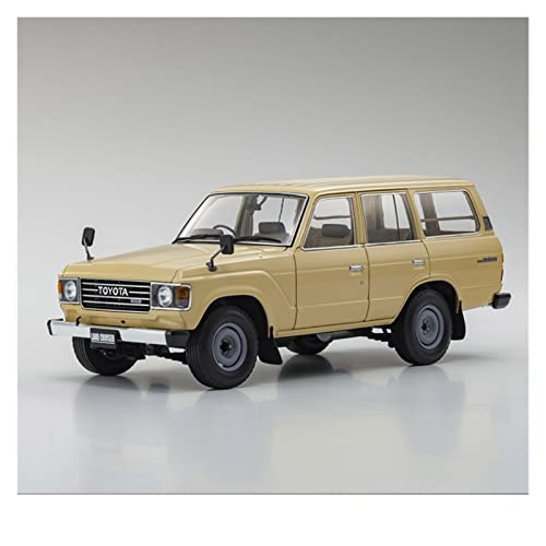 Druckguss 1 18 Für Toyota Land Cruiser LC60 Statische Legierung Geländewagenmodell Simulation Sammlerstück Souvenir Druckgussmodelle Motorfahrzeuge(Yellow) von DUEVEL