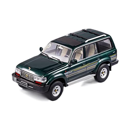 Druckguss 1 18 Für Toyota Land Cruiser LC80 Statische Legierung Geländewagenmodell Simulation Sammlerstück Ornament Druckgussmodelle Motorfahrzeuge(Grün) von DUEVEL