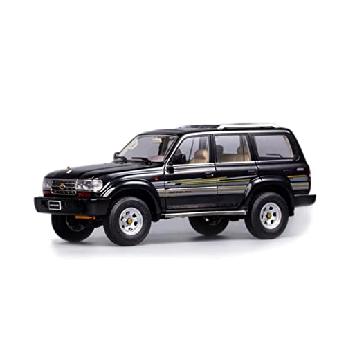 Druckguss 1 18 Für Toyota Land Cruiser LC80 Statische Legierung Geländewagenmodell Simulation Sammlerstück Ornament Druckgussmodelle Motorfahrzeuge(Schwarz) von DUEVEL