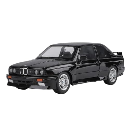 Druckguss 1 24 Für Maßstab BMW M3 Miniaturmodelle Legierung Auto Sammlerstücke Rückzugsfahrzeuge Mit Licht Sound Spielzeug Druckgussmodelle Motorfahrzeuge(Schwarz) von DUEVEL