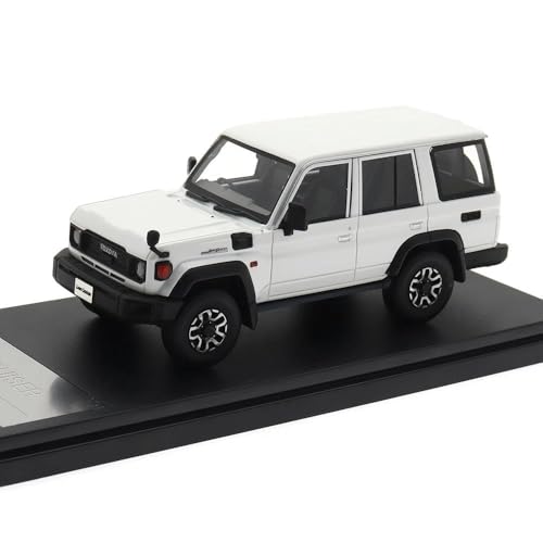 Druckguss 1 43 Für Maßstab Toyota Land Cruiser 2023 Harz Auto Spielzeug Fahrzeuge Metall Modell Auto Dekoration Geschenk Fan Sammlung Hause Dekoration Druckgussmodelle Motorfahrzeuge(White 2) von DUEVEL