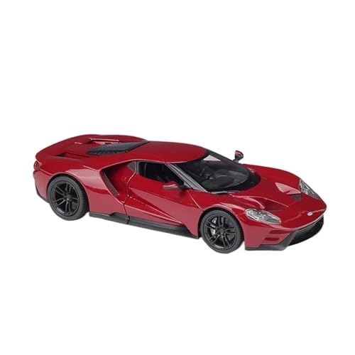 Druckguss 1:24 Für Maßstab 2017 Ford Gt Sportwagen Simulation Legierung Automodell Fan-Kollektion Home Für Dekoration Metallornamente Druckgussmodelle Motorfahrzeuge(Rot) von DUEVEL
