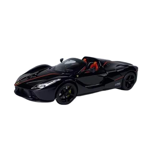 Druckguss 1:24 für Maßstab Ferrari Lafa 70. Jubiläumsausgabe Simuliertes Automodell aus Legierung Fan-Kollektion Hofortme Dekoration Metallornament Druckgussmodelle Motorfahrzeuge(Schwarz) von DUEVEL