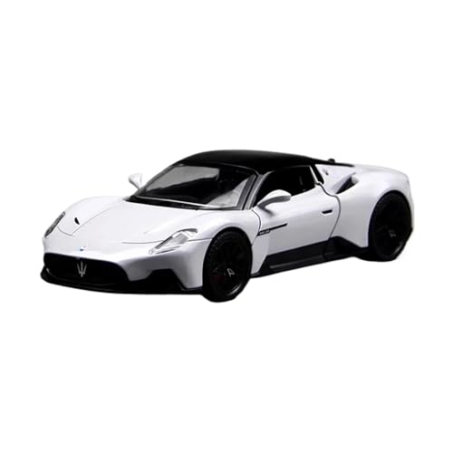 Druckguss-Modellauto Im Maßstab 1:24 Für Maserati Mc20 Sportwagensimulation Legierung, Automodell Fan-Kollektion Heimdekoration Metallornamente Druckgussmodelle Motorfahrzeuge(White) von DUEVEL