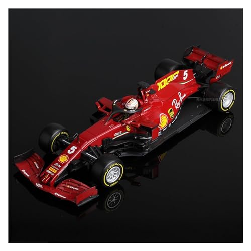 F1 Im Maßstab 1 18 Für Ferrari-Druckgussautomodell – SF23#16 Charles Leclerc #55 Carlos Sainz Racing 2023 – Sammleredition Druckgussmodelle Motorfahrzeuge(SF1000 5#-2 2020,Standard Box) von DUEVEL