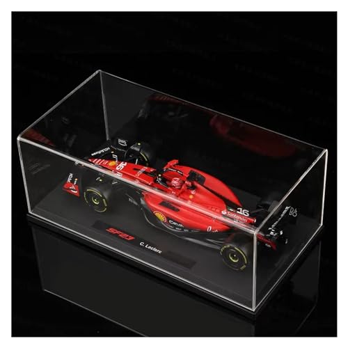 F1 Im Maßstab 1 18 Für Ferrari-Druckgussautomodell – SF23#16 Charles Leclerc #55 Carlos Sainz Racing 2023 – Sammleredition Druckgussmodelle Motorfahrzeuge(SF23 16# 2023,Hardcover Box) von DUEVEL