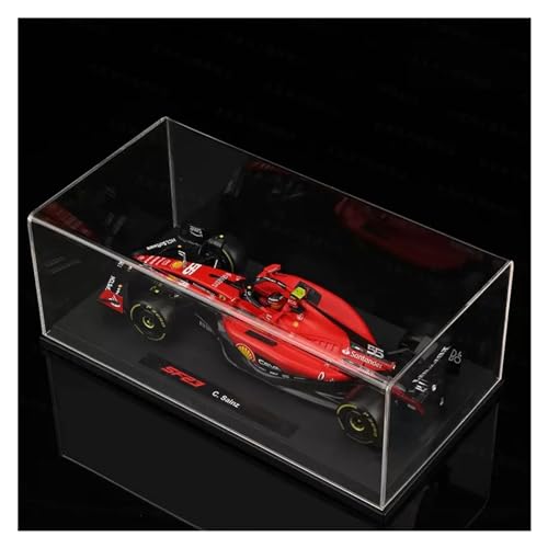 F1 Im Maßstab 1 18 Für Ferrari-Druckgussautomodell – SF23#16 Charles Leclerc #55 Carlos Sainz Racing 2023 – Sammleredition Druckgussmodelle Motorfahrzeuge(SF23 55# 2023,Hardcover Box) von DUEVEL
