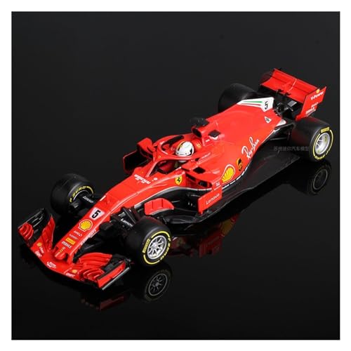F1 Im Maßstab 1 18 Für Ferrari-Druckgussautomodell – SF23#16 Charles Leclerc #55 Carlos Sainz Racing 2023 – Sammleredition Druckgussmodelle Motorfahrzeuge(SF71H 5# 2018,Standard Box) von DUEVEL