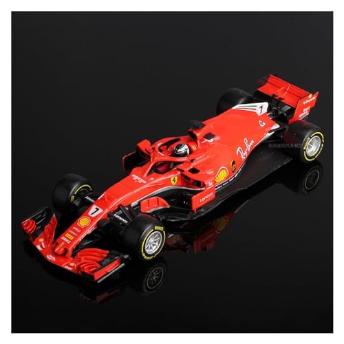 F1 Im Maßstab 1 18 Für Ferrari-Druckgussautomodell – SF23#16 Charles Leclerc #55 Carlos Sainz Racing 2023 – Sammleredition Druckgussmodelle Motorfahrzeuge(SF71H 7# 2018,Standard Box) von DUEVEL