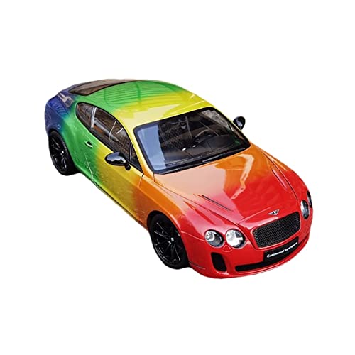 Für Bentley GT Rainbow Theme Lackierungsversion Legierung Vollautomodellsammlung 1 18 Druckgussmodelle Motorfahrzeuge von DUEVEL