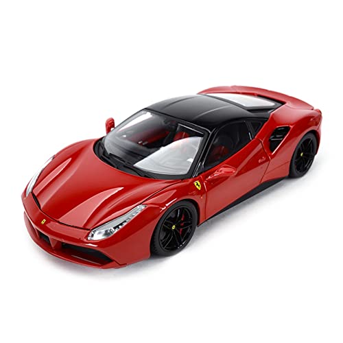 DUEVEL Für Ferrari 488 GTB Sportwagen Statische Simulationssammlung Modellauto Ornamente 1 18 Druckgussmodelle Motorfahrzeuge(2) von DUEVEL