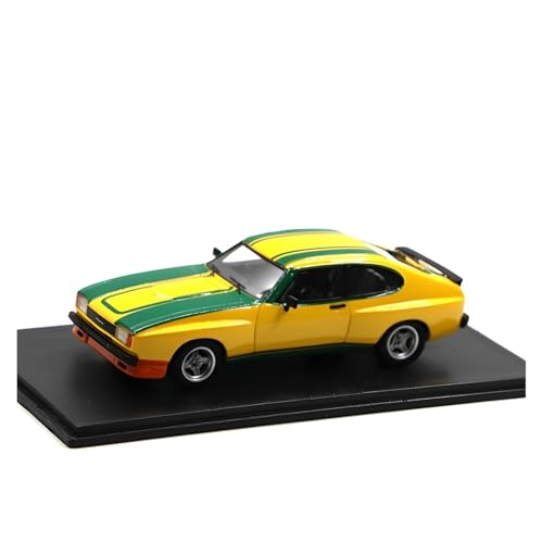 Für Ford Capri II 3.0S X-Pack 1 43 Harz Automodell Dekoration Spielzeug Geschenk Display Druckgussmodelle Motorfahrzeuge von DUEVEL